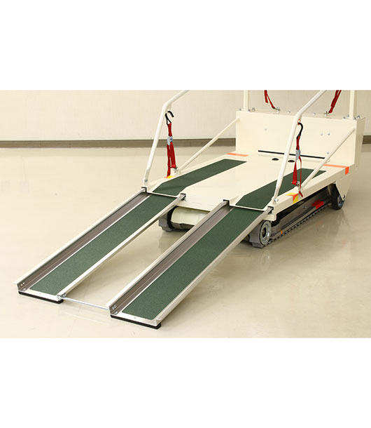 西P◎サンワ車輌 電動階段昇降機 403 400kg★3G-317 設置工事不要の可搬型階段昇降機の総合メーカー - 株式会社サンワ